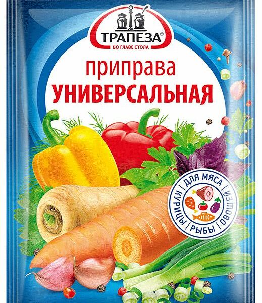 Универсальная приправа Трапеза для мяса, курицы, рыбы, овощей 100 г