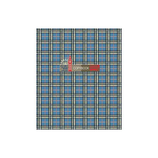 Тетрадь для записей 48л линейка скоба А5 Шотландка 20с365.1
