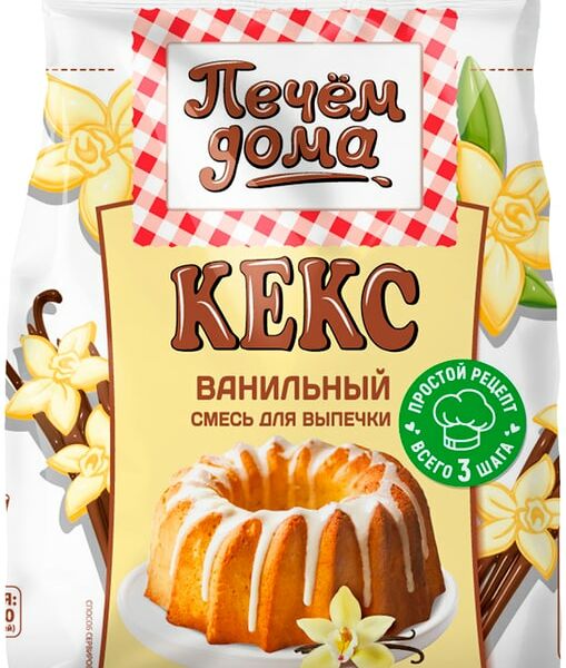Смесь для выпечки Печем дома Кекс ванильный 300г
