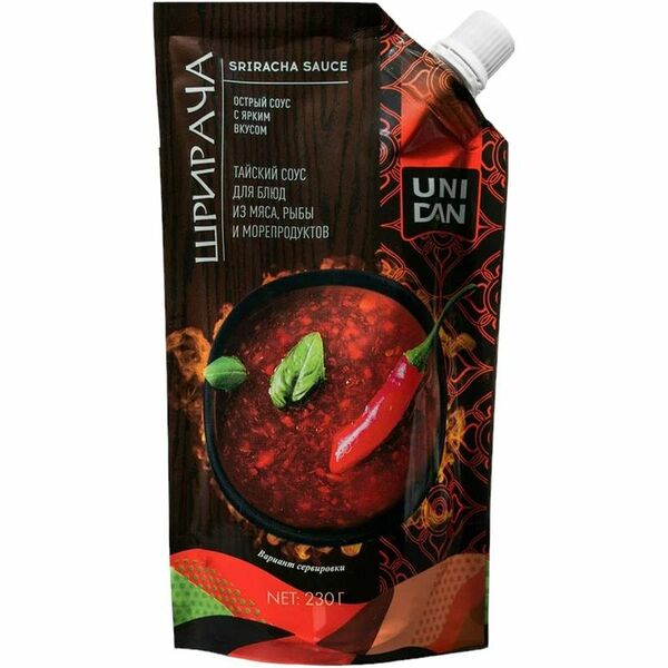 Соус UNI DAN Шрирача острый, 230 г