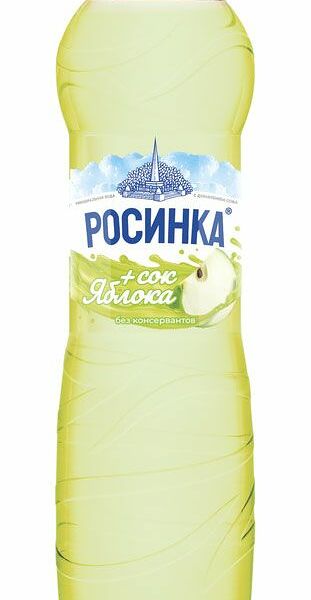 Напиток Липецкая минеральная с соком со вкусом Яблока среднегазированный