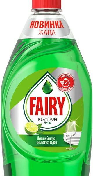 Средство для мытья посуды Fairy Platinum Лайм 430мл