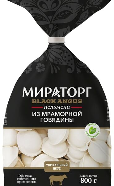 Пельмени Мираторг из мраморной говядины 800г