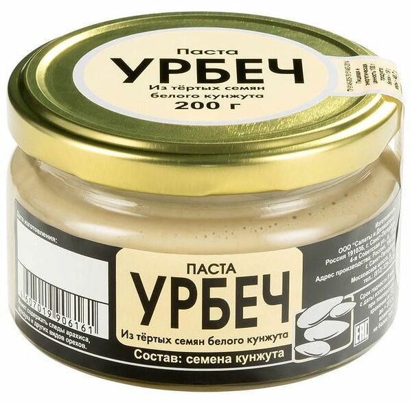 Урбеч из семян белого кунжута