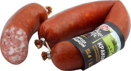 

Колбаса полукопченая Родные места Краковская, категория Б, весовая