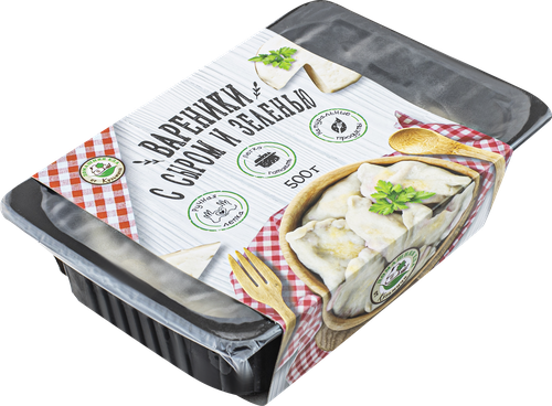 

Вареники Домашняя еда от Кузьмича с сыром и зеленью 500 г