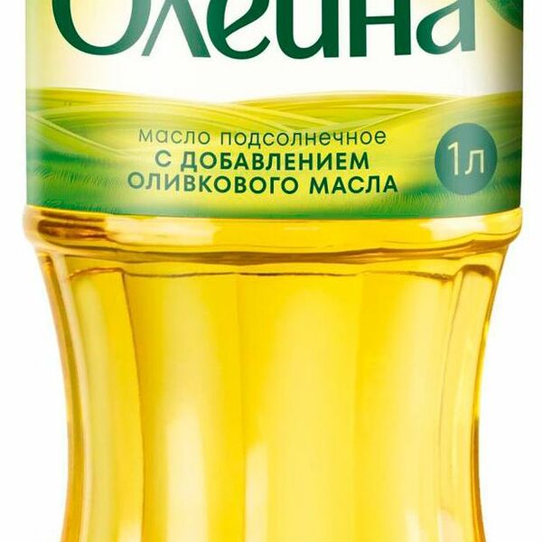 Масло подсолнечное Олейна с добавлением оливкового 1 л