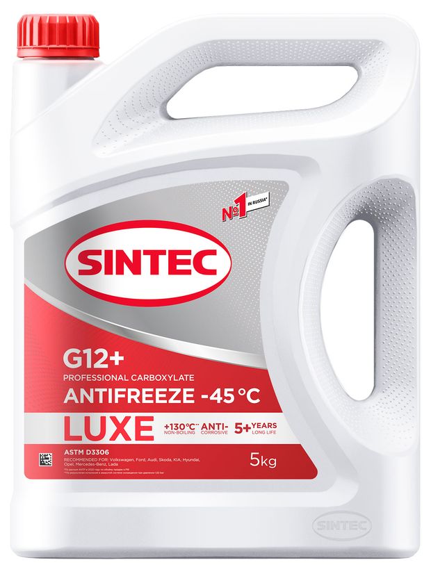 

Антифриз LUX (Люкс) G12 -40 5 кг ТМ Sintec (Синтек)