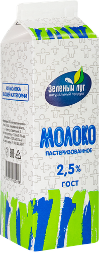 

Молоко Зеленый Луг 2.5% 950 мл