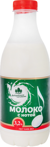 

Молоко Лебедевская Агрофирма питьевое пастеризованное 3.2%, 850 г