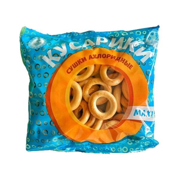 Сушки Кусарики MAXI ахлоридные вес 0,25 кг ПП Хлебозавд Автомат