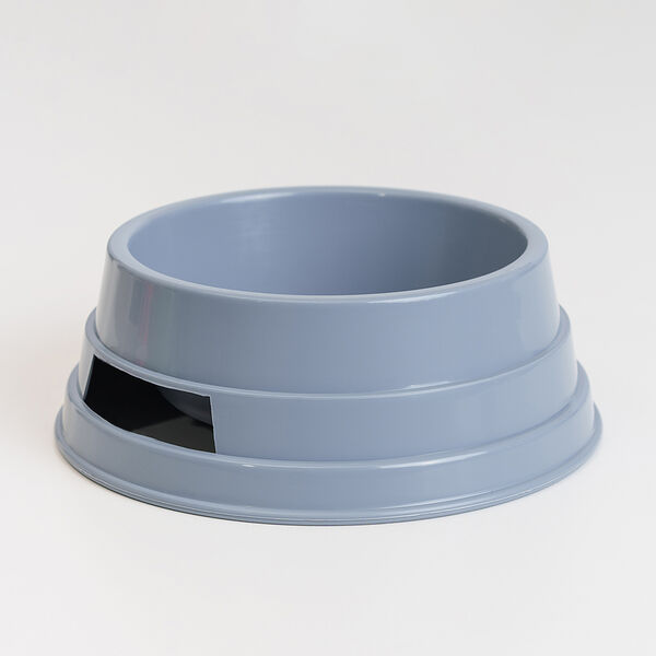 Миска пластиковая круглая Georplast для собак, 16 см (300 мл), сиреневая