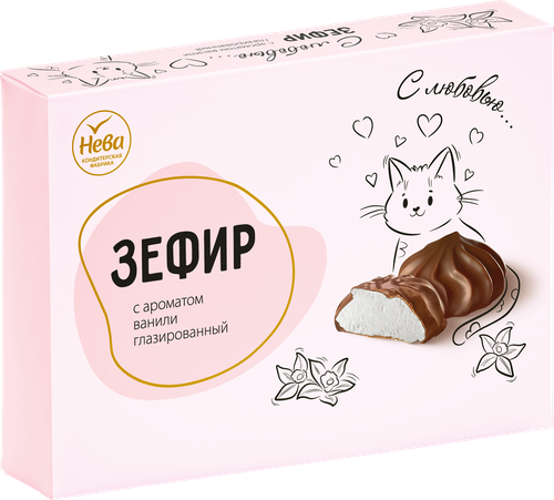 

Зефир Нева глазированный ваниль 185 г