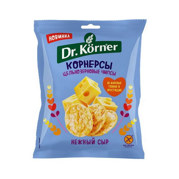 Чипсы цельнозерновые кукурузно-рисовые с сыром т.м. 