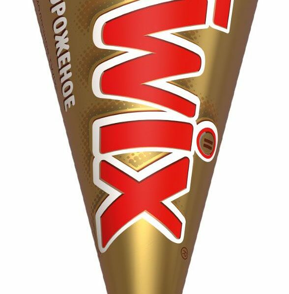 Мороженое рожок Twix Карамель-какао двухслойное 5% 68 г