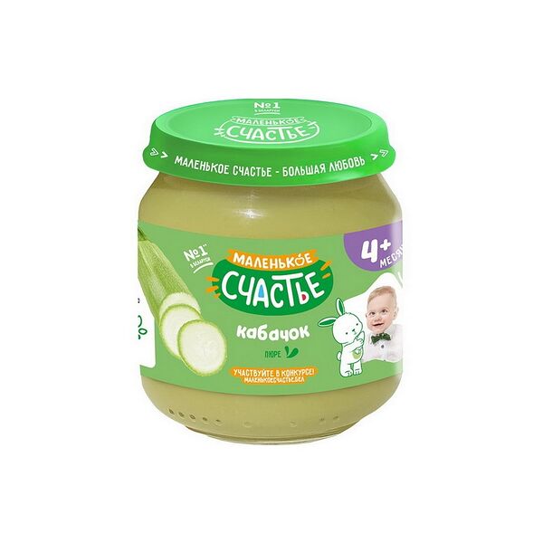 Пюре овощное Маленькое счастье Кабачковое 80г ДП