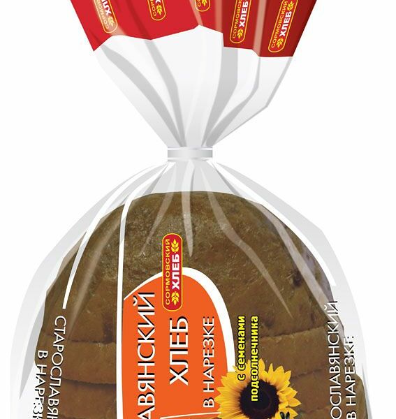 Хлеб Сормовский Хлеб Старославянский с семенами подсолнечника в нарезке 300 г