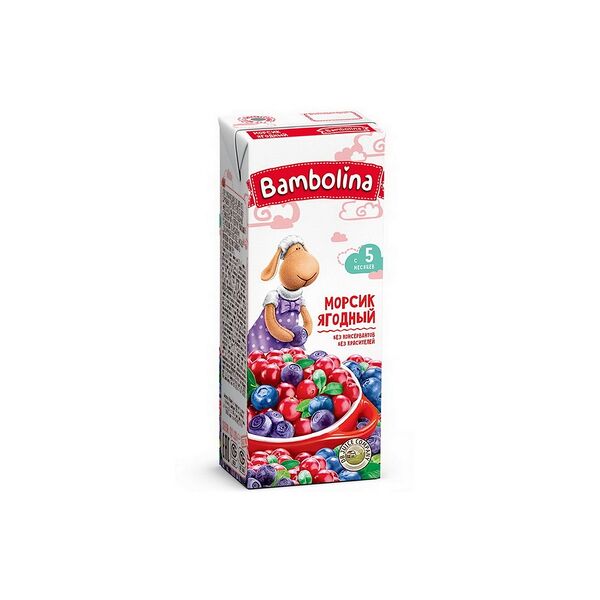Морс Bambolina мультиягодный 0,2л ДП