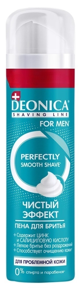 

Пена для бритья Deonica For men Чистый эффект 240 мл