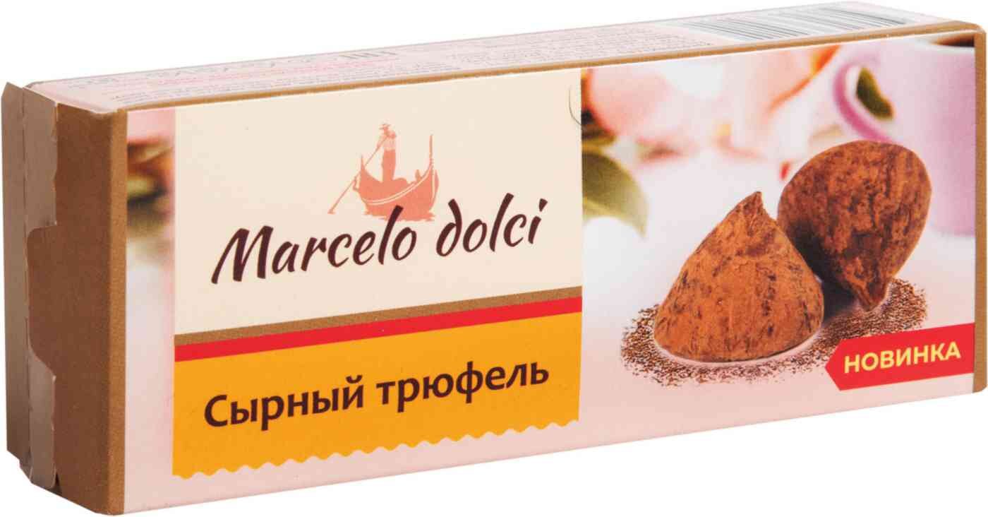 

Конфеты сырные Marcelo Dolci Сырный трюфель 28 г