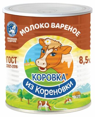 Молоко вареное сгущенное Коровка из Кореновки 8.5% 360 г