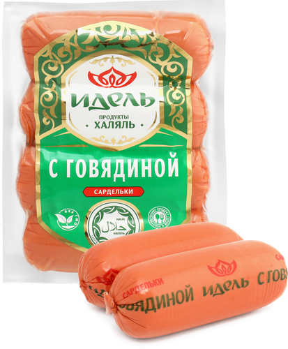 

Сардельки Идель с говядиной Халяль 300 г