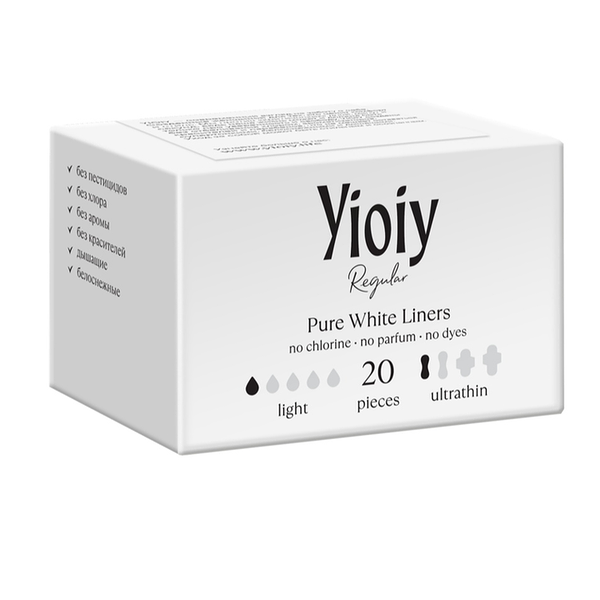 Прокладки ежедневные Yioiy Женские гигиенические 20 шт, Китай