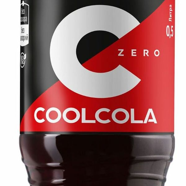 Напиток сильногазированный Cool Cola Zero безалкогольный, 0.5 л