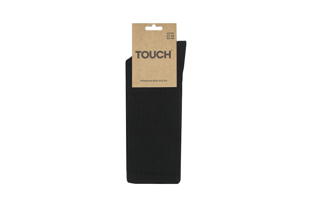 

Носки мужские Touch Черные размер 42-44