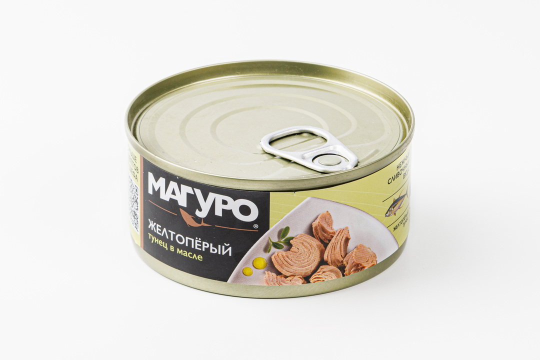 

Тунец желтоперый Магуро филе-кусочки в масле 170 г