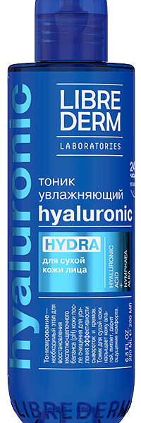 Тоник для лица Librederm Hyaluronic Hydra гиалуроновый увлажняющий 200 мл