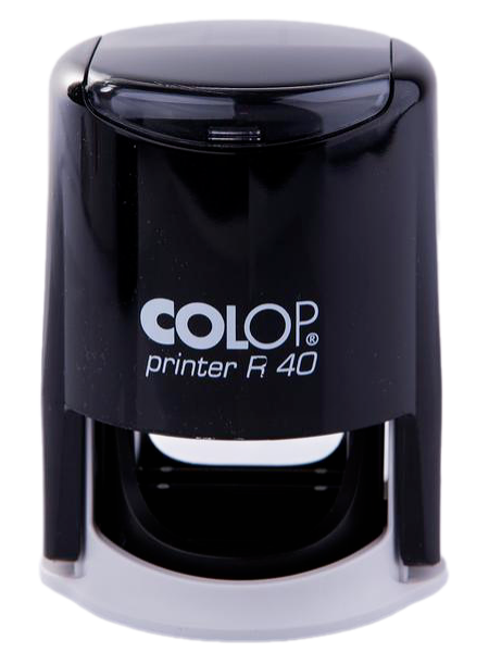 Оснастка для печати Colop Pr. R40 круглый с крышкой черная