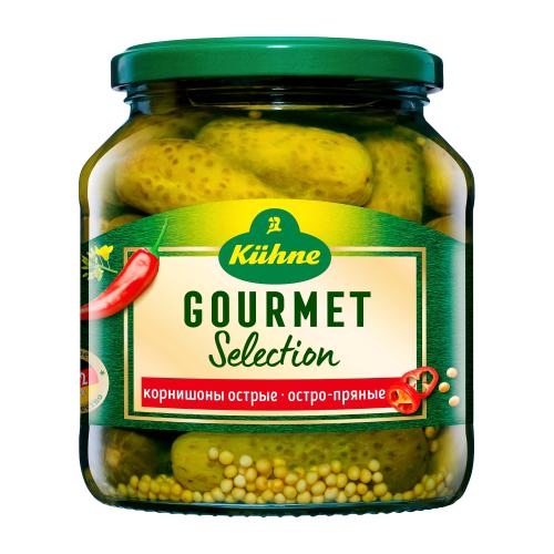 

Корнишоны маринованные Kuhne острые 530 г дизайн упаковки в ассортименте