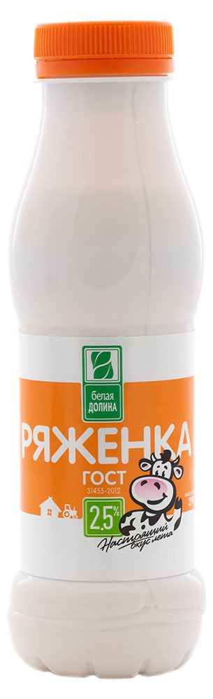 

Ряженка Белая Долина 2.5% 290 мл