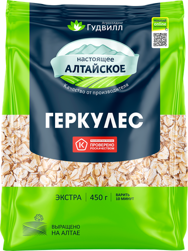 

Хлопья Гудвилл геркулес 450 г