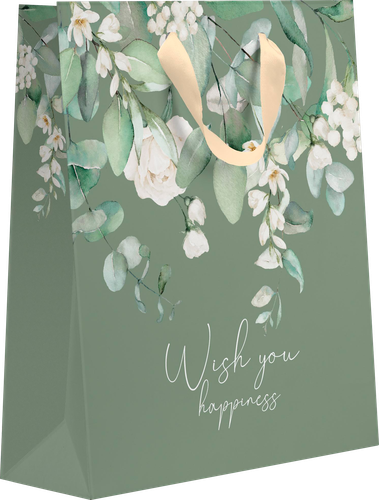 

Пакет подарочный Paketiko Эвкалипт Крафт 23х18х10 см, дизайн в ассортименте