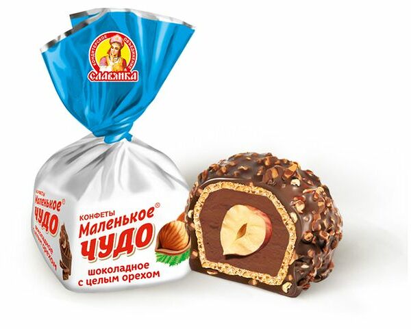 Конфеты вафельные Славянка Маленькое чудо, вес