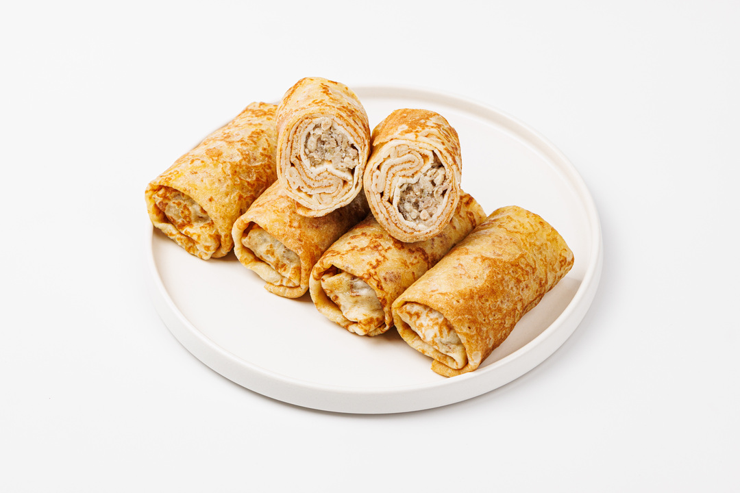 

Блинчики ВкусВилл с курицей и грибами, зам 400 г