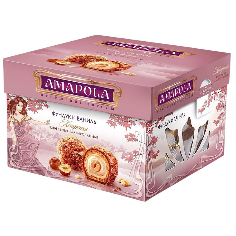 

Набор конфет Amapola Фундук и ваниль, 100 г