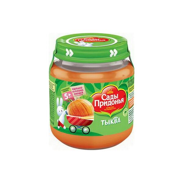 Пюре овощное Сады Придонья Тыквенное 120г с/б ДП