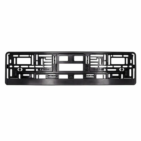 Рамка для номерного знака AVS RN-15, пластик, высота 527 мм, ширина 132мм, черная