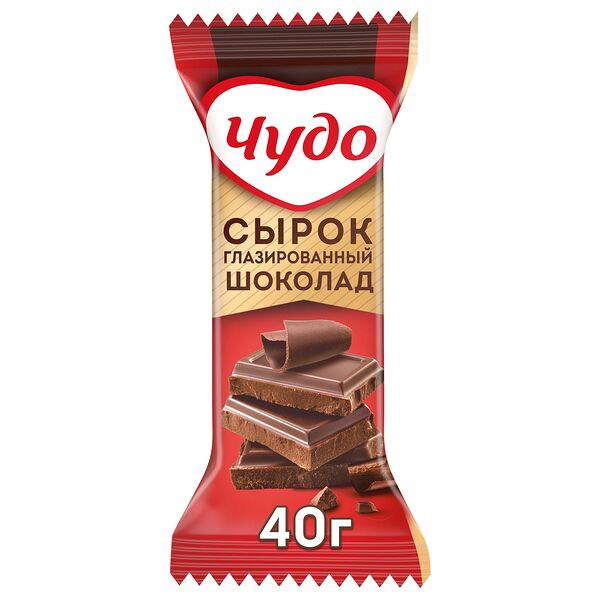 Сырок глазированный Чудо Шоколад 25.6% 40 г