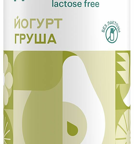Йогурт Северная долина Груша безлактозный 2.2% 260 г
