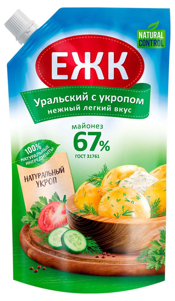 

Майонез ЕЖК Провансаль Уральский с укропом 67%