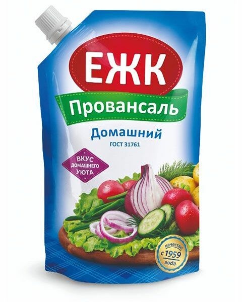 Соус майонезный ЕЖК Провансаль Домашний 46% 400 мл