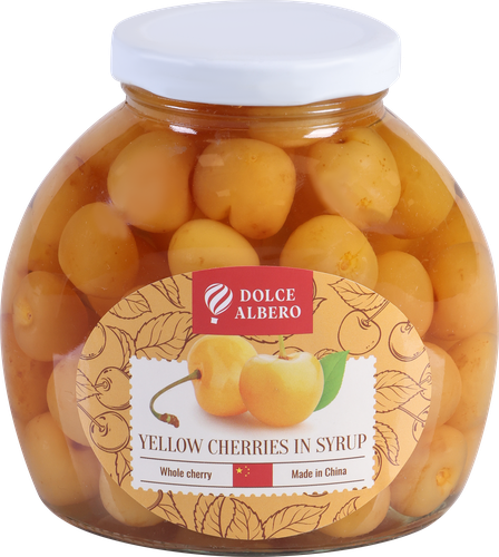 

Вишня желтая Dolce Albero консервированная в сиропе с косточкой 530 г