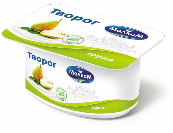 Творог МолкоМ мягкий с грушей 6% 125 г
