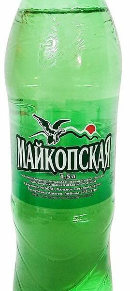 Вода минеральная Майкопская лечебно-столовая, газированная, 1500 мл