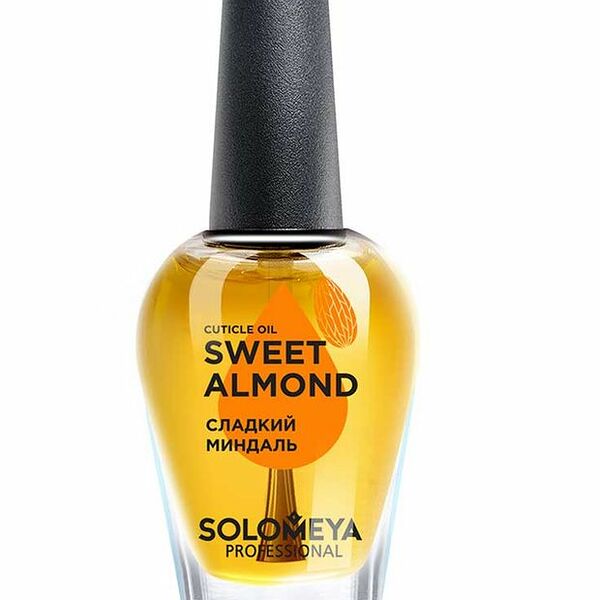 Solomeya Масло для кутикулы и ногтей с витаминами Сладкий Миндаль 14 мл