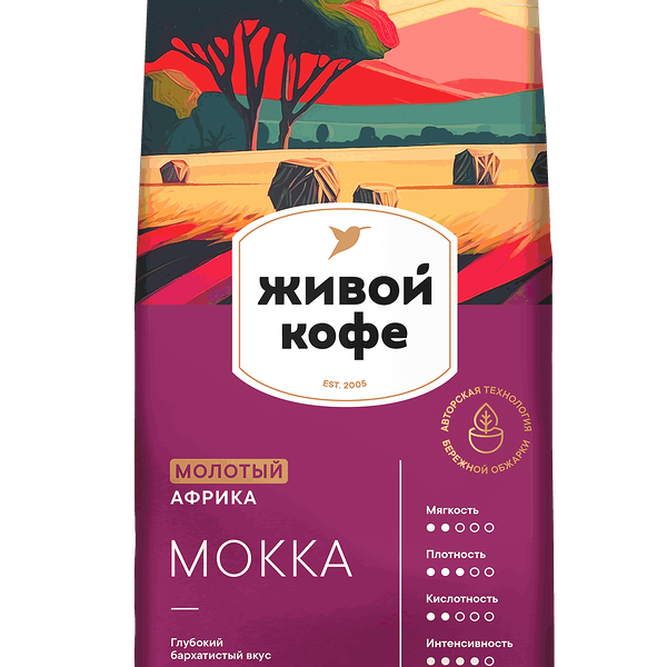Живой кофе Mokka молотый 200 г